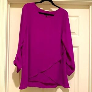 The Limited purple large women's blouse